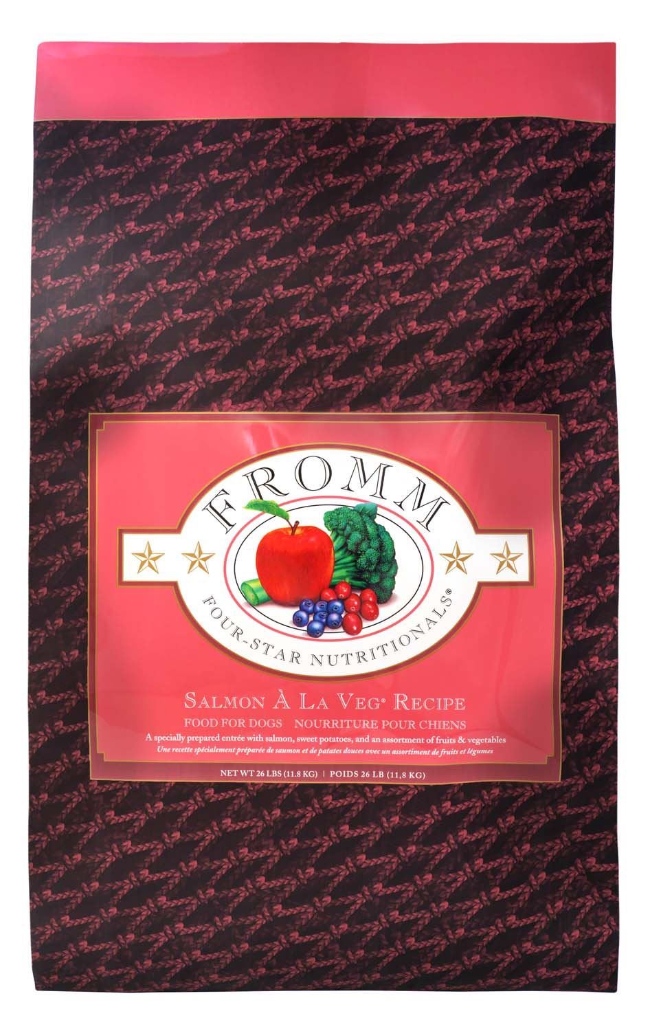Fromm Four Star Salmon À La Veg Dry Food for Adult Dogs 1 Fromm Four Star Salmon À La Veg Dry Food for Adult Dogs