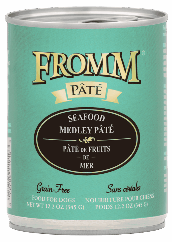 Fromm Gold Seafood Medley Pate for Adult Dogs - 12.2oz