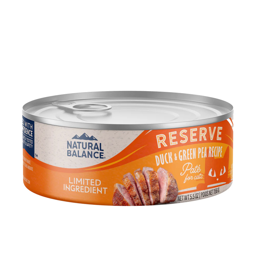 Natural Balance Limited Ingredient Diet Duck & Green Pea Canned Food for Adult Cats 1 Natural Balance Limited Ingredient Diet Duck & Green Pea Canned Food for Adult Cats
