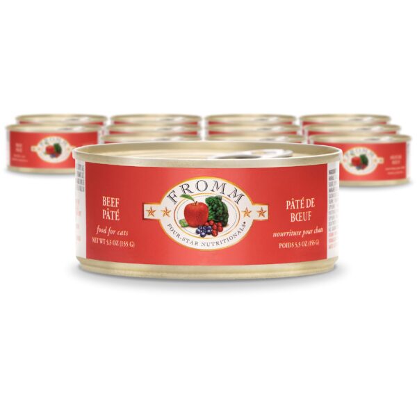 Fromm Four Star Chicken & Salmon Pate Canned Food for Adult Cats - 5.5oz