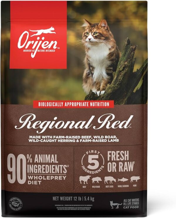 Orijen Grain Free Regional Red Dry Food for Adult Cats 6 Orijen Grain Free Regional Red Dry Food for Adult Cats