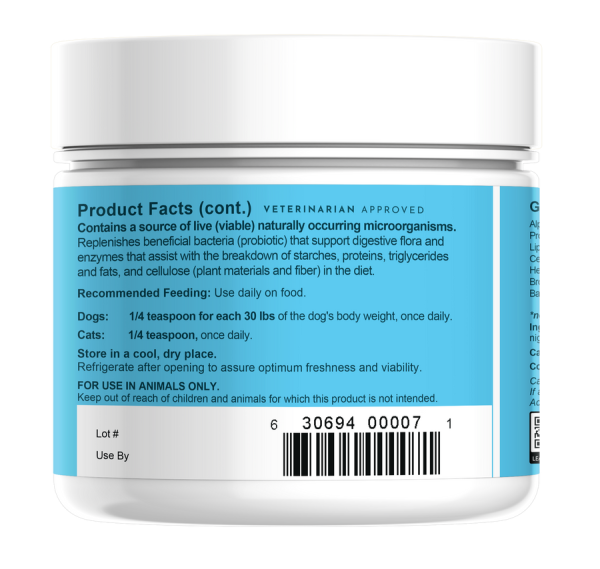 Animal Essentials Plant Enzymes & Probiotics for Pets