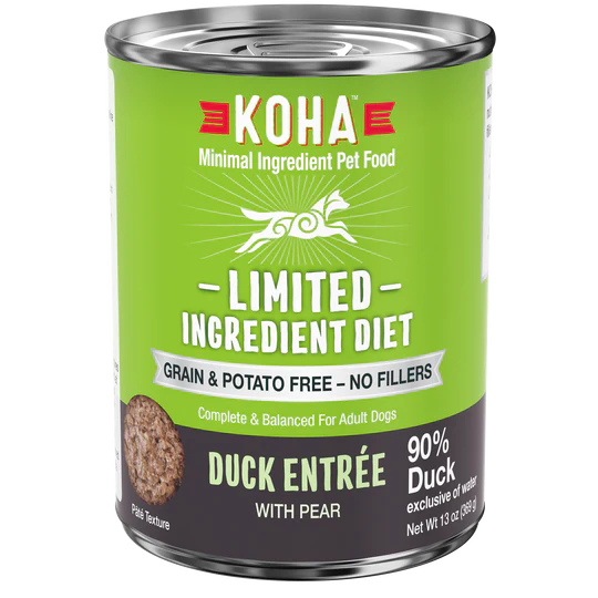 Koha Limited Ingredient Diet Duck Entree Canned Food for Adult Dogs 1 Koha Limited Ingredient Diet Duck Entree Canned Food for Adult Dogs