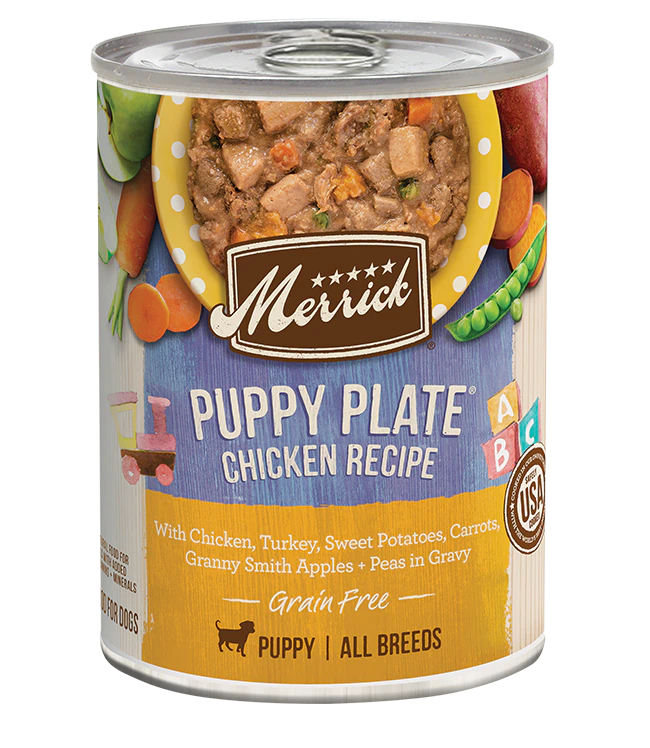 Merrick Classic Grain Free Puppy Plate Chicken Recipe for Puppies - 12.7oz 1 Merrick Classic Grain Free Puppy Plate Chicken Recipe for Puppies - 12.7oz