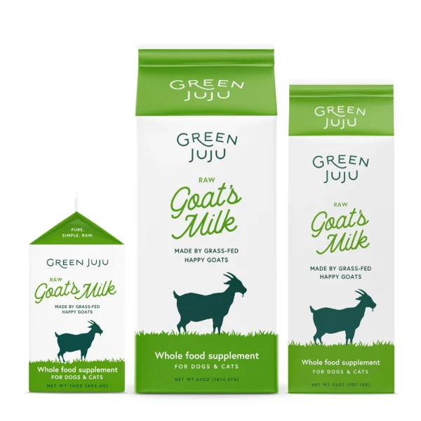 Green Juju Frozen Goat Milk for Pets