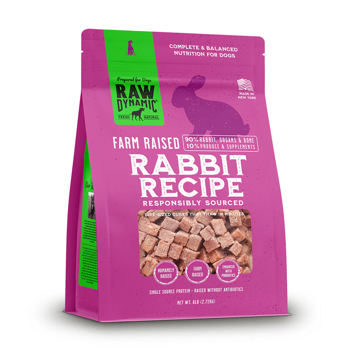 Raw Dynamic Frozen Raw Rabbit for Dogs 1 Raw Dynamic Frozen Raw Rabbit for Dogs