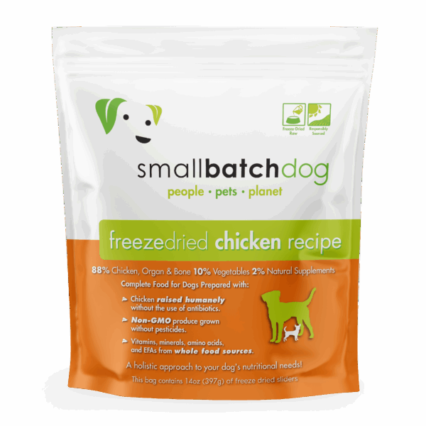 Smallbatch Freeze Dried Chicken Sliders for Dogs