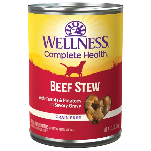 Wellness Homestyle Beef Stew Canned Food for Adult Dogs
