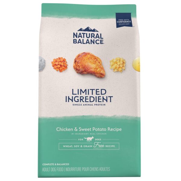 Natural Balance Limited Ingredient Diet Chicken & Sweet Potato Dry Food for Adult Dogs