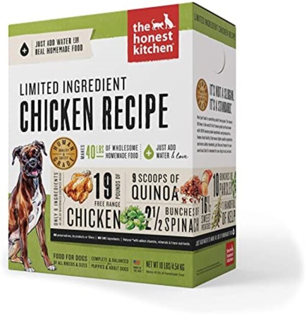 Honest Kitchen Limited Ingredient Chicken Dehydrated Food for Dogs