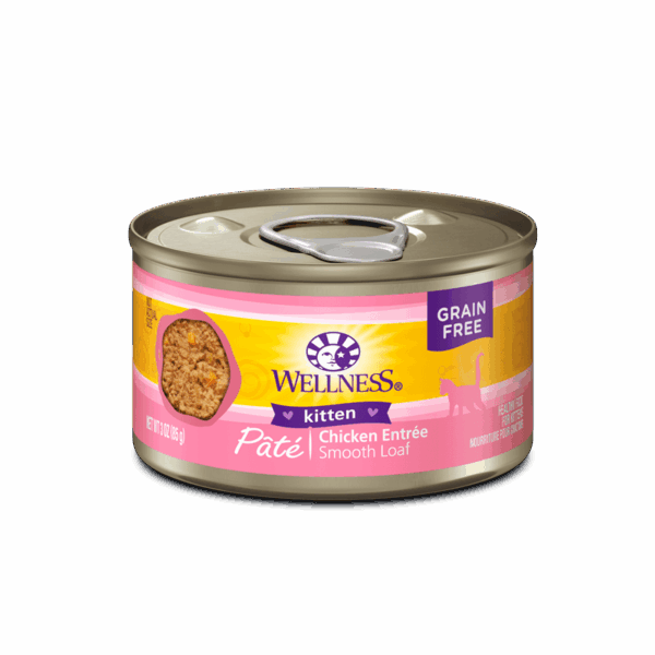 Wellness Complete Health Chicken Pate Canned Food for Kittens
