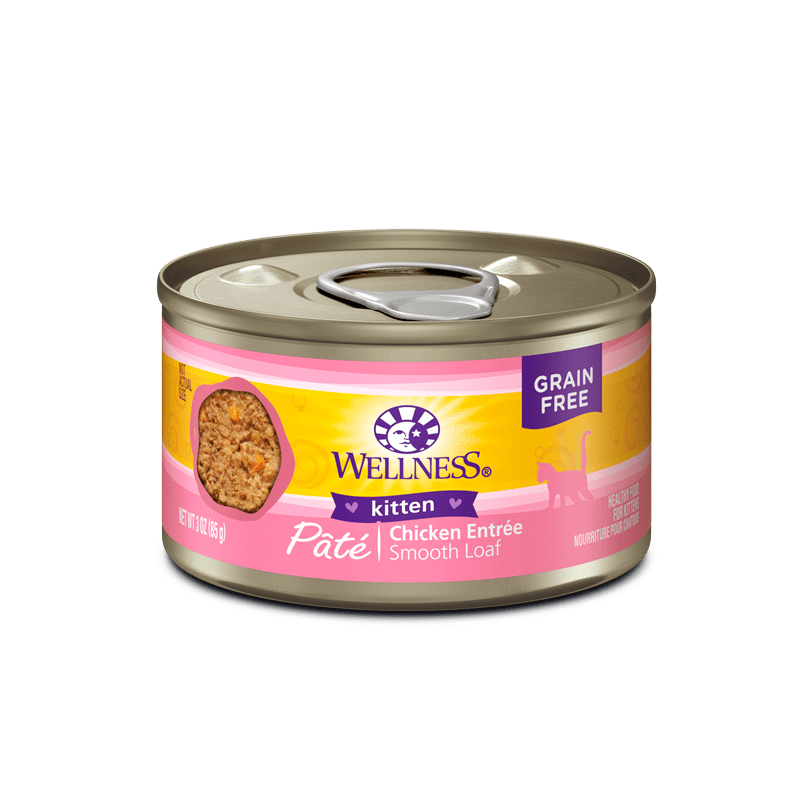 Wellness Complete Health Chicken Pate Canned Food for Kittens 1 Wellness Complete Health Chicken Pate Canned Food for Kittens