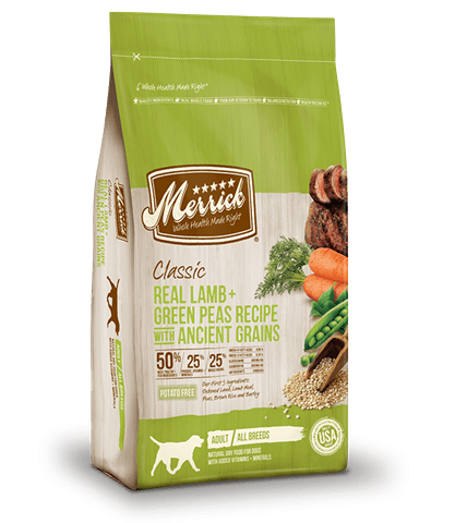 Merrick Classic Real Lamb, Green Peas & Ancient Grains Dry Food for Adult Dogs 1 Merrick Classic Real Lamb, Green Peas & Ancient Grains Dry Food for Adult Dogs