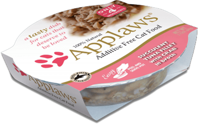 Applaws Tuna Fillet with Crab Tub Food for Adult Cats - 2.12oz 1 Applaws Tuna Fillet with Crab Tub Food for Adult Cats - 2.12oz