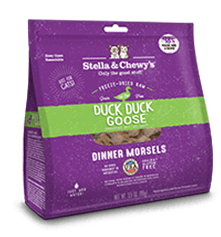 Stella & Chewys Freeze Dried Raw Duck Duck Goose for Adult Cats 1 Stella & Chewys Freeze Dried Raw Duck Duck Goose for Adult Cats