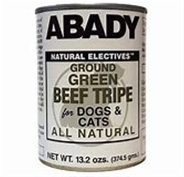 Abady Natural Electives Ground Green Tripe for Dogs & Cats - 13.2oz