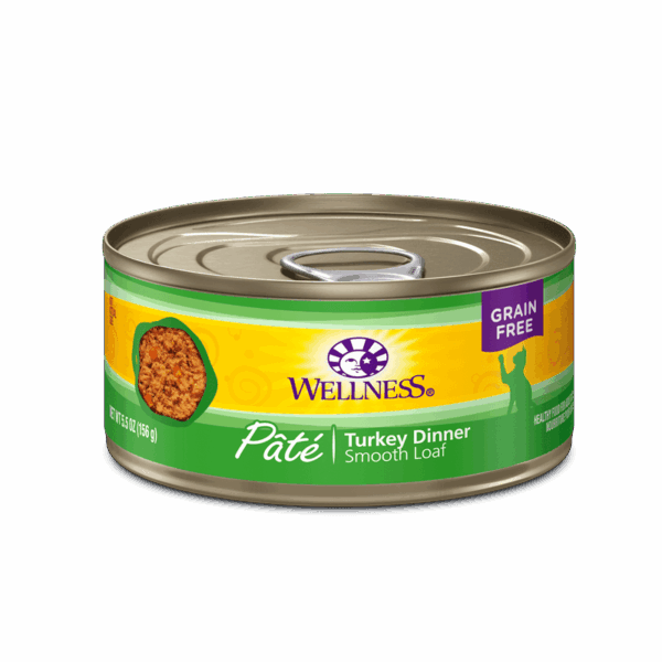 Wellness Complete Health Turkey Pate Canned Food for Adult Cats