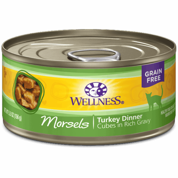 Wellness Turkey Morsels Canned Food for Adult Cats