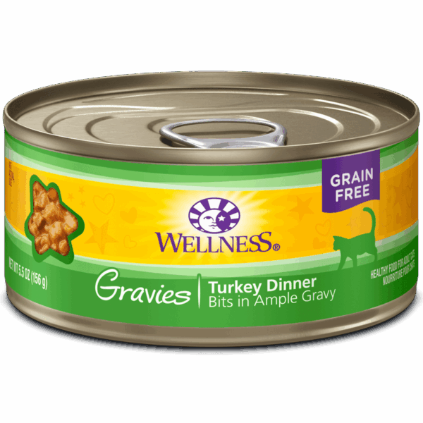 Wellness Turkey Gravies Canned Food for Adult Cats