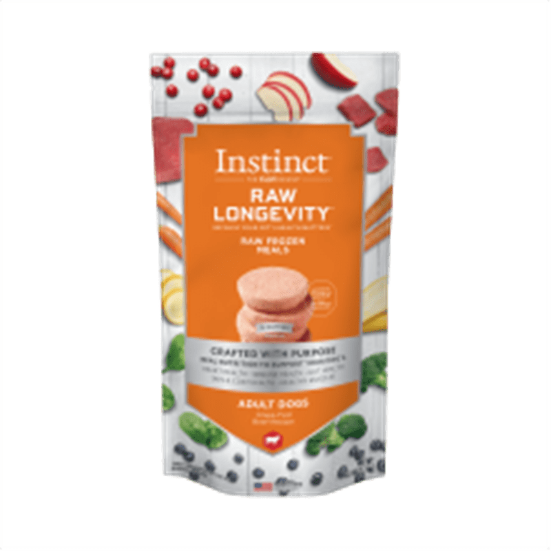 Instinct Raw Longevity Frozen Beef Patties for Adult Dogs - 6lbs 1 Instinct Raw Longevity Frozen Beef Patties for Adult Dogs - 6lbs