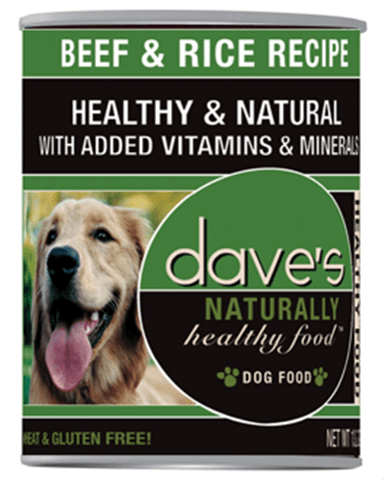 Dave's Naturally Healthy Beef & Rice Canned Food for Adult Dogs - 13.2oz 1 Dave's Naturally Healthy Beef & Rice Canned Food for Adult Dogs - 13.2oz