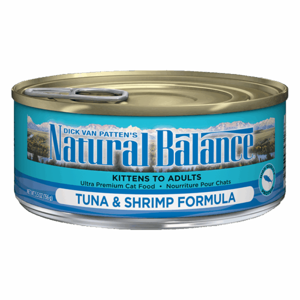 Natural Balance Ultra Premium Tuna & Shrimp Canned Food for Adult Cats