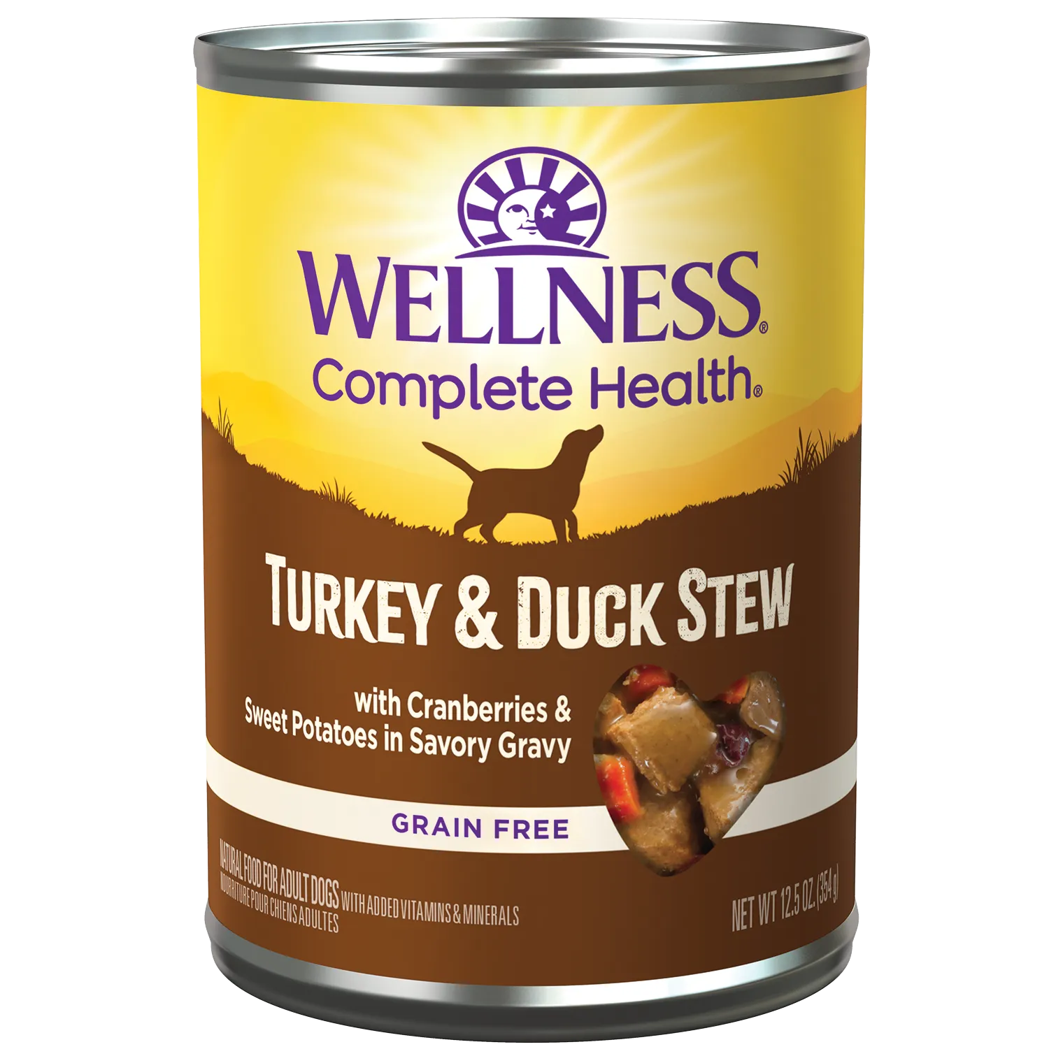 Wellness Homestyle Turkey & Duck Stew Canned Food for Adult Dogs 1 Wellness Homestyle Turkey & Duck Stew Canned Food for Adult Dogs